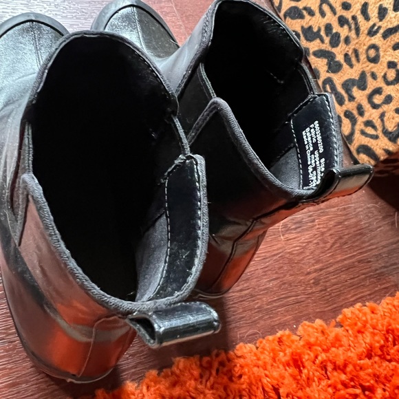 Dansko Women's Black Leather Vail Rain Boot SZ 39 US 8.5-9 - Picture 8 of 8